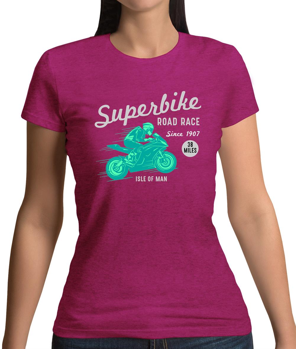 Superbike Road Race Womens T-Shirt Superbike Road Race Womens T-Shirt
