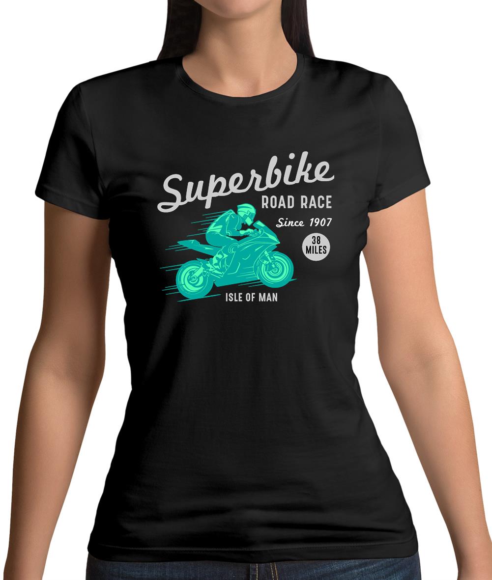 Superbike Road Race Womens T-Shirt Superbike Road Race Womens T-Shirt