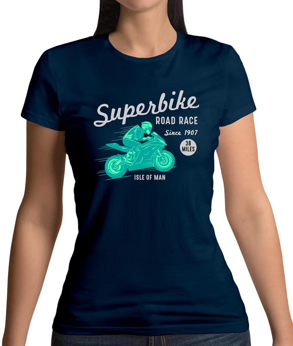 Superbike Road Race Womens T-Shirt Superbike Road Race Womens T-Shirt