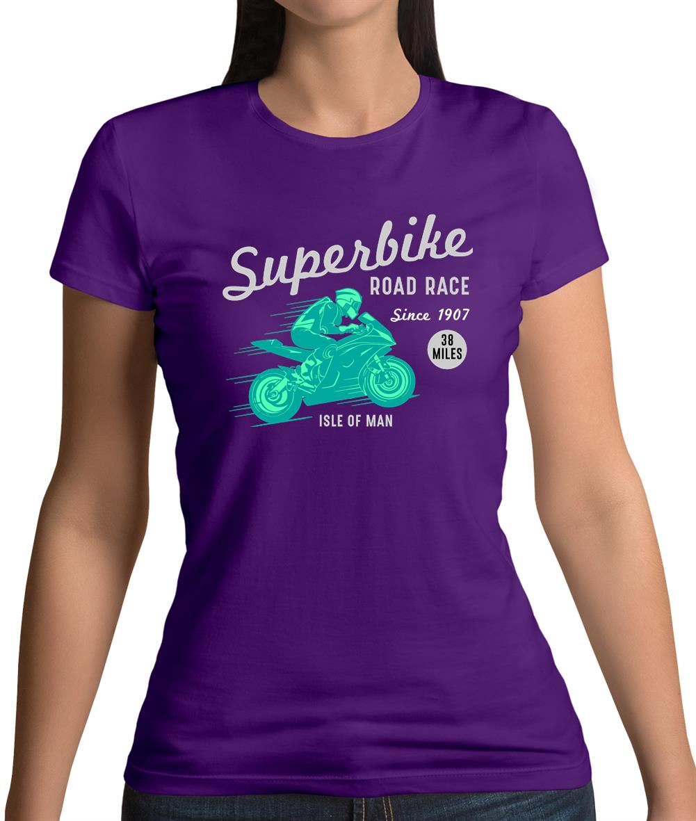 Superbike Road Race Womens T-Shirt Superbike Road Race Womens T-Shirt