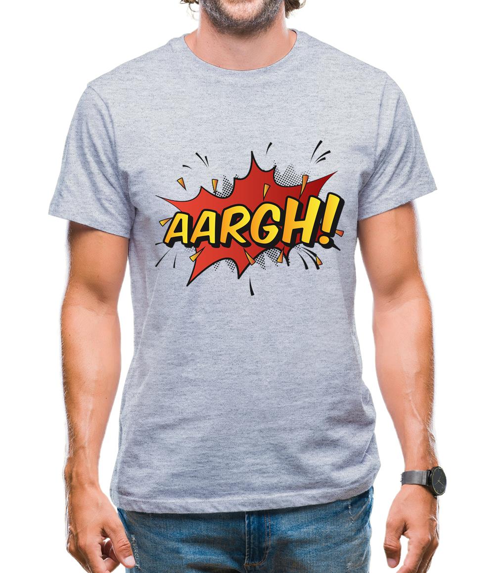 Aargh Word Art Mens T-Shirt Aargh Word Art Mens T-Shirt