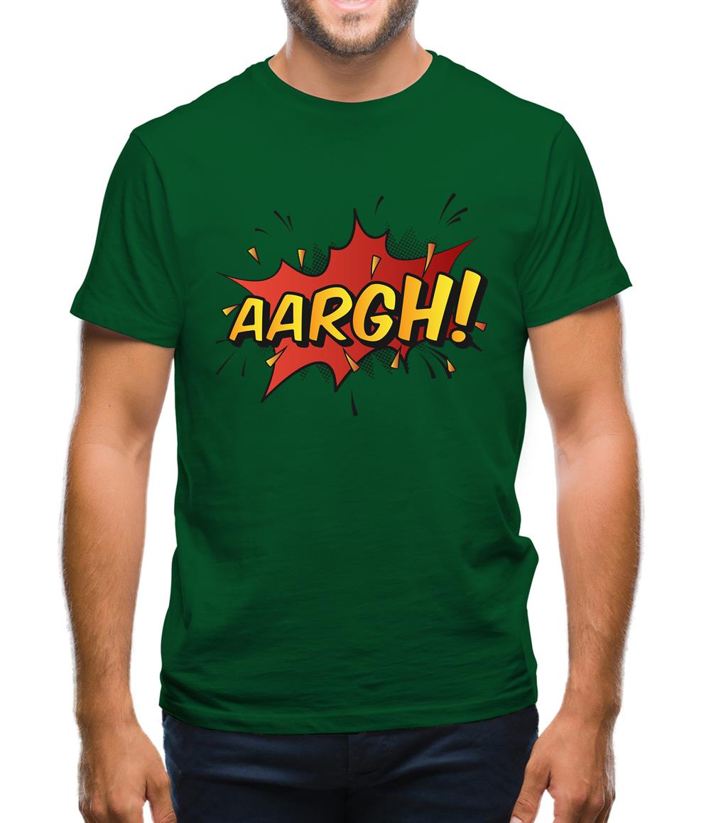 Aargh Word Art Mens T-Shirt Aargh Word Art Mens T-Shirt