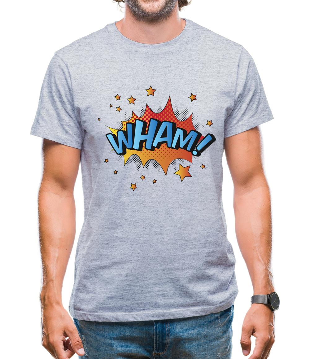Wham! Word Art Mens T-Shirt Wham! Word Art Mens T-Shirt