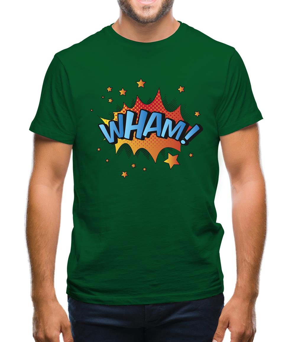Wham! Word Art Mens T-Shirt Wham! Word Art Mens T-Shirt