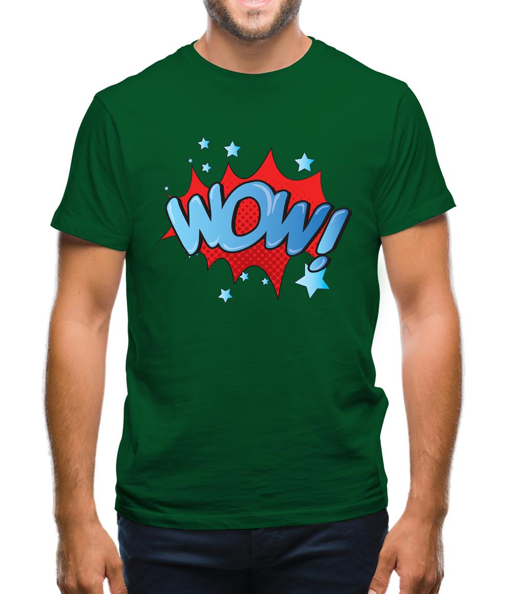 Wow! Word Art Mens T-Shirt Wow! Word Art Mens T-Shirt