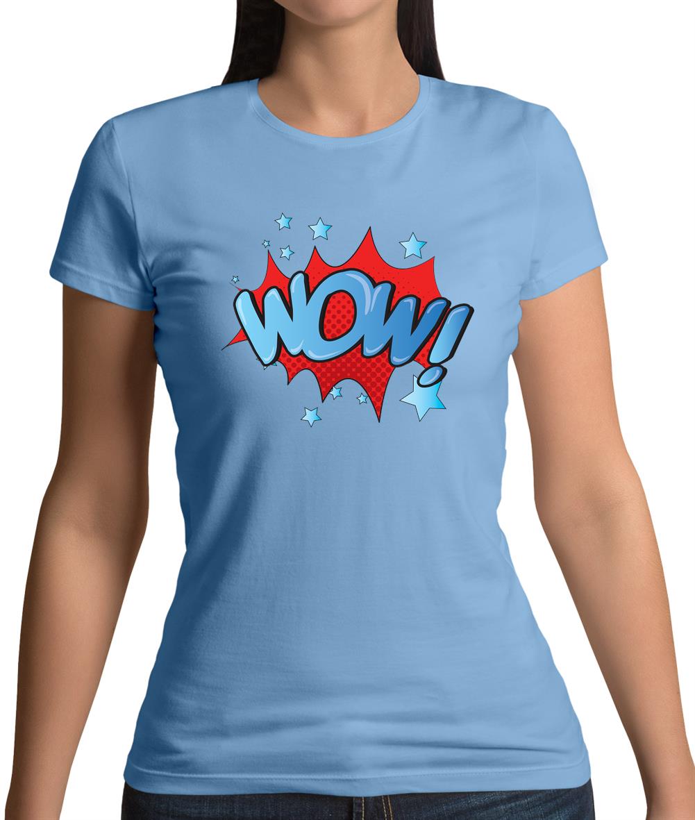 Wow! Word Art Womens T-Shirt Wow! Word Art Womens T-Shirt