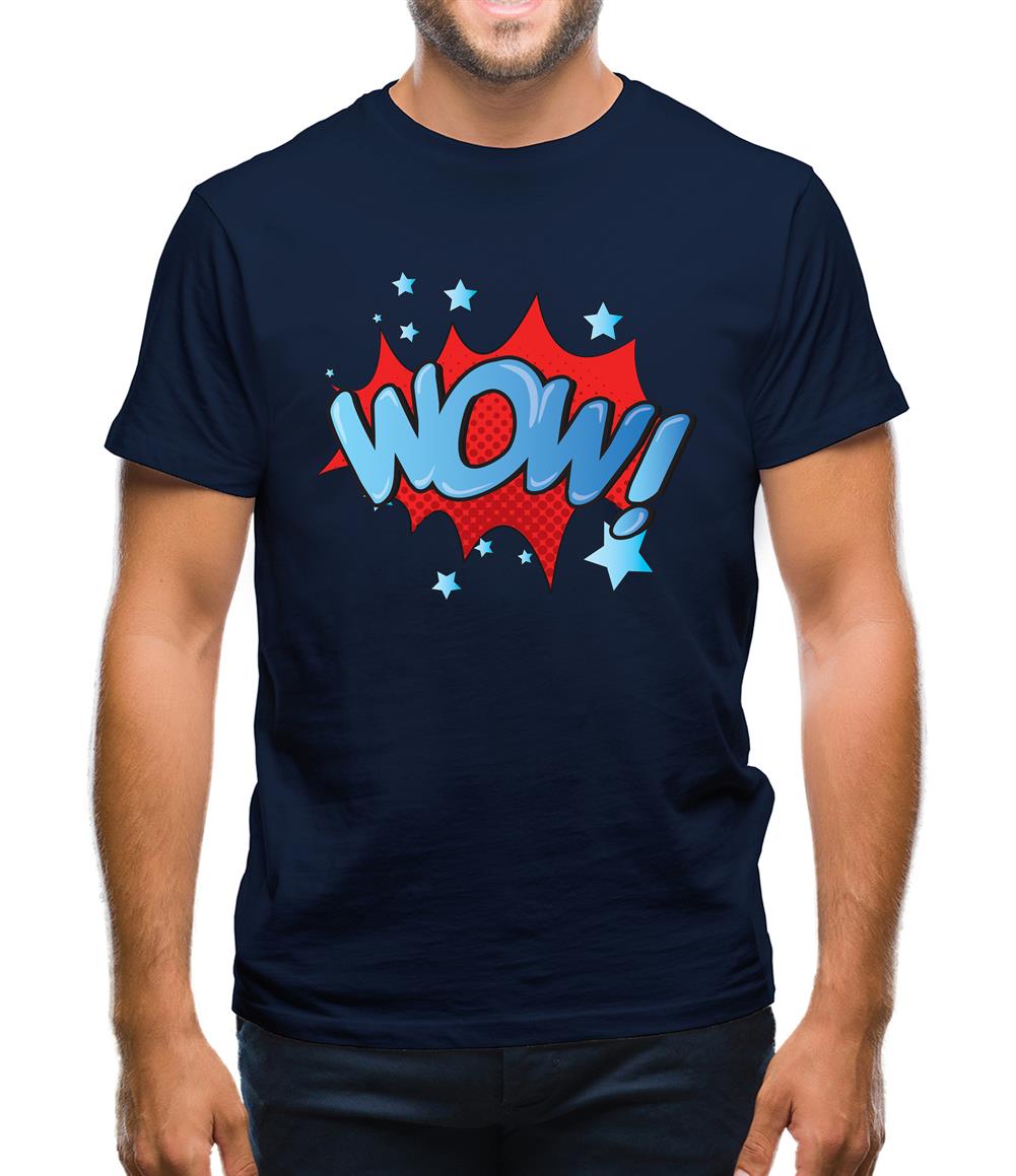 Wow! Word Art Mens T-Shirt Wow! Word Art Mens T-Shirt
