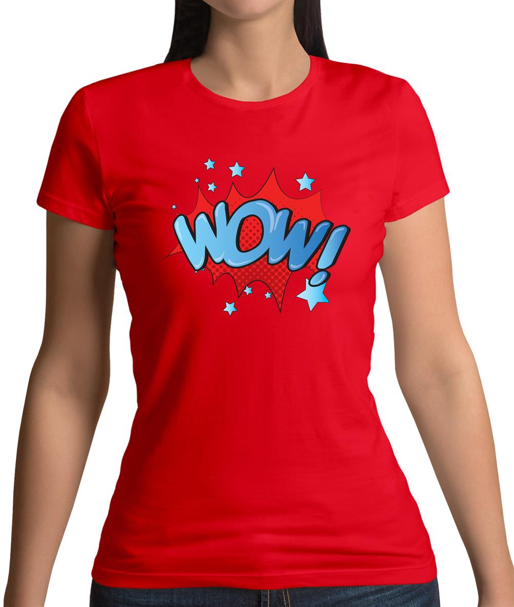 Wow! Word Art Womens T-Shirt Wow! Word Art Womens T-Shirt