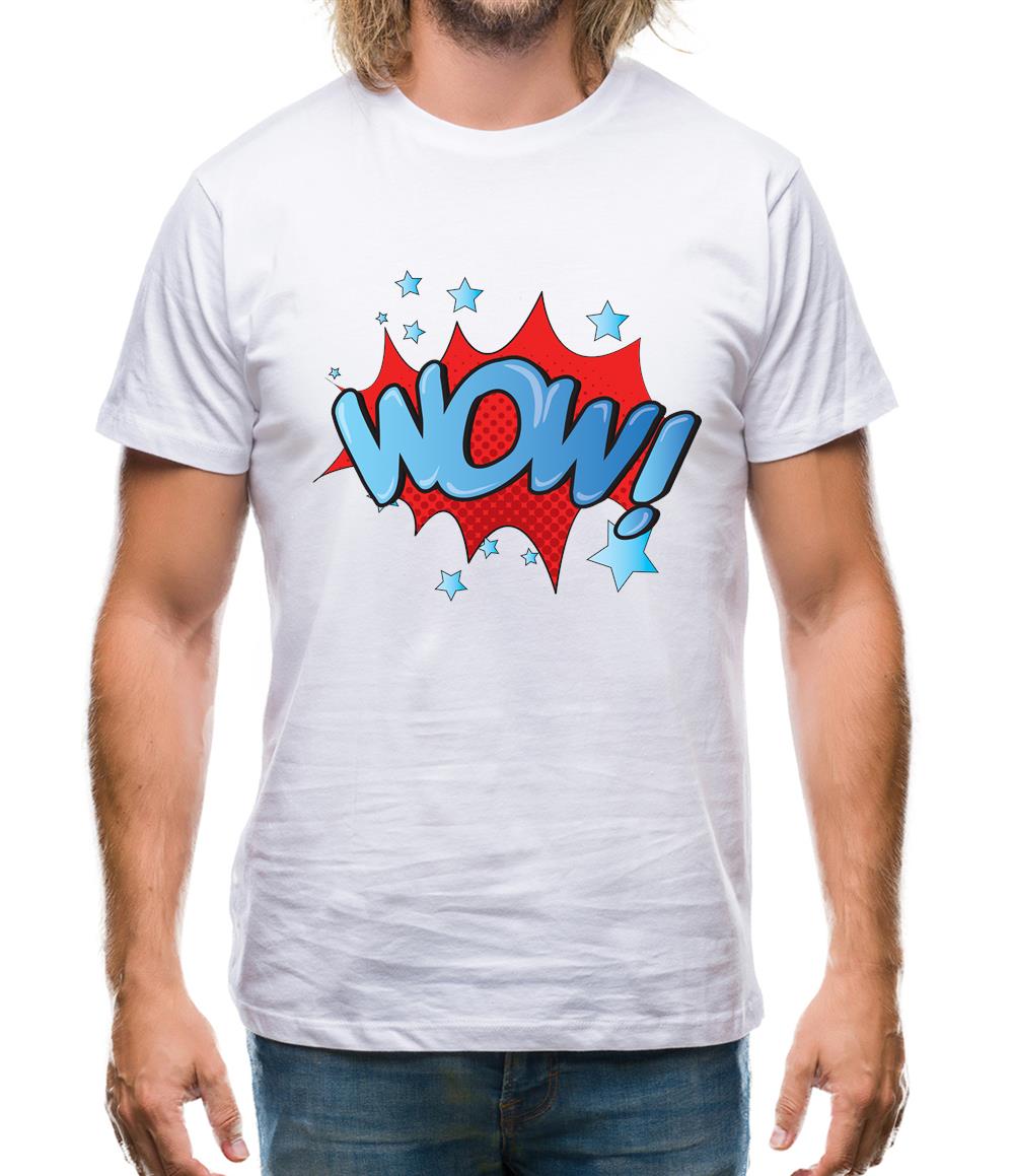 Wow! Word Art Mens T-Shirt Wow! Word Art Mens T-Shirt