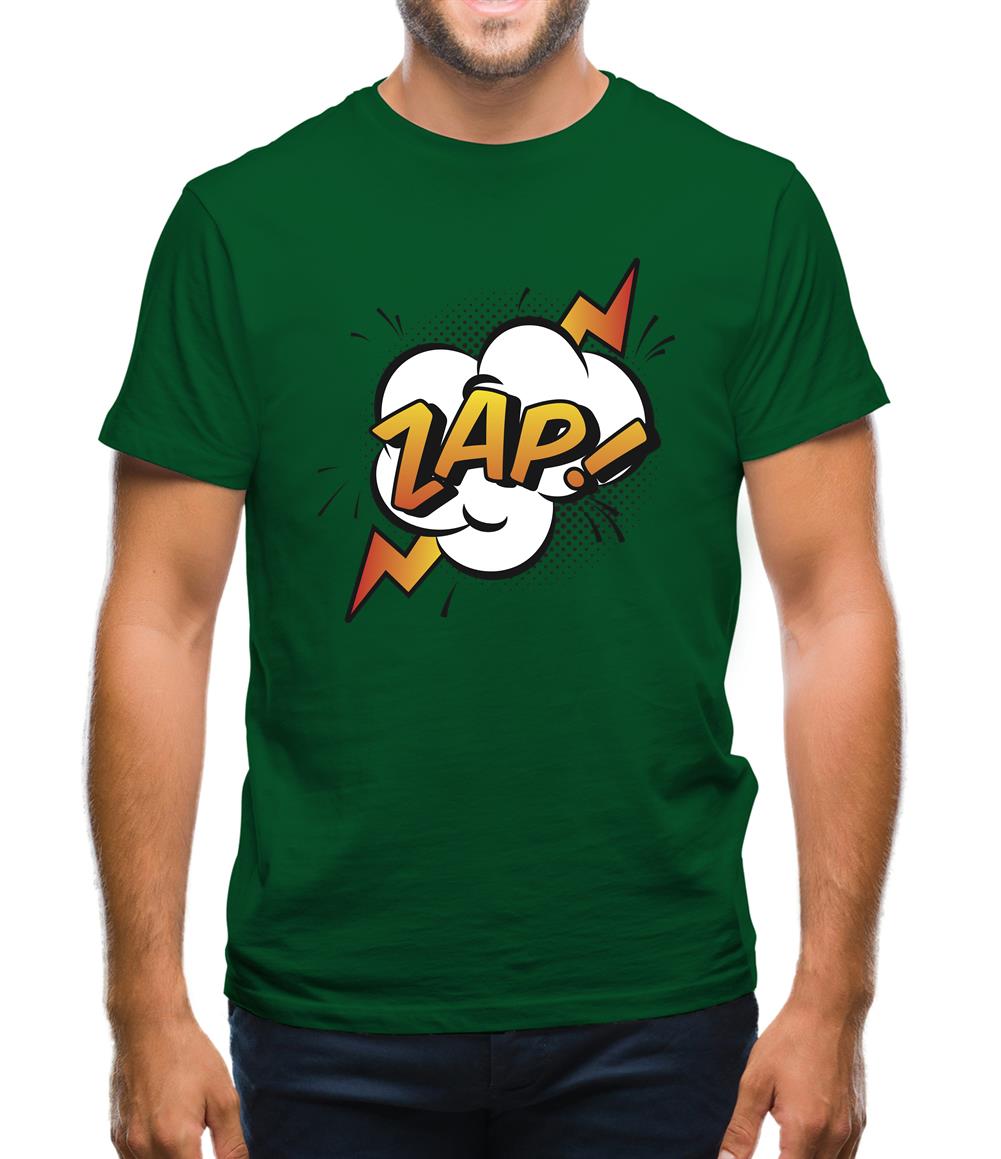 Zap! Word Art Mens T-Shirt Zap! Word Art Mens T-Shirt