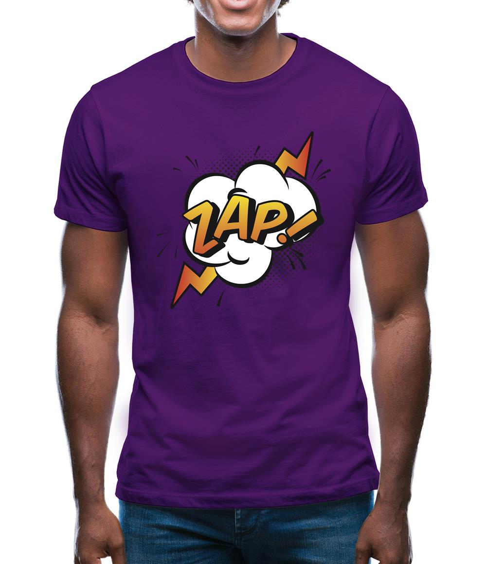 Zap! Word Art Mens T-Shirt Zap! Word Art Mens T-Shirt
