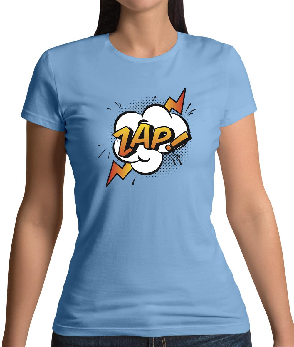 Zap! Word Art Womens T-Shirt Zap! Word Art Womens T-Shirt