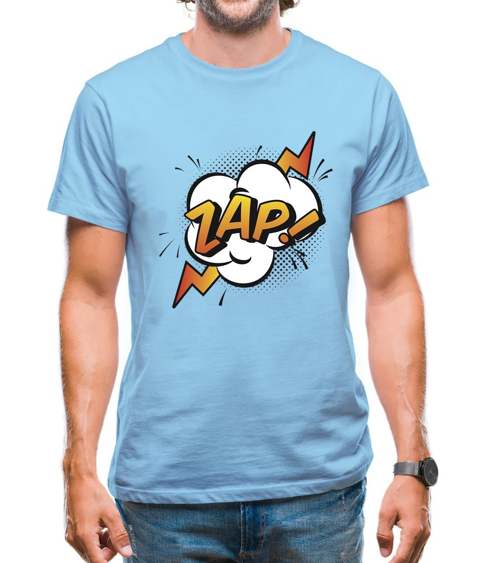 Zap! Word Art Mens T-Shirt Zap! Word Art Mens T-Shirt