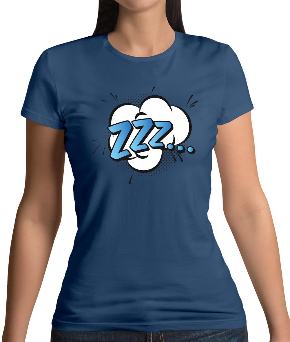 Zzz! Word Art Womens T-Shirt Zzz! Word Art Womens T-Shirt