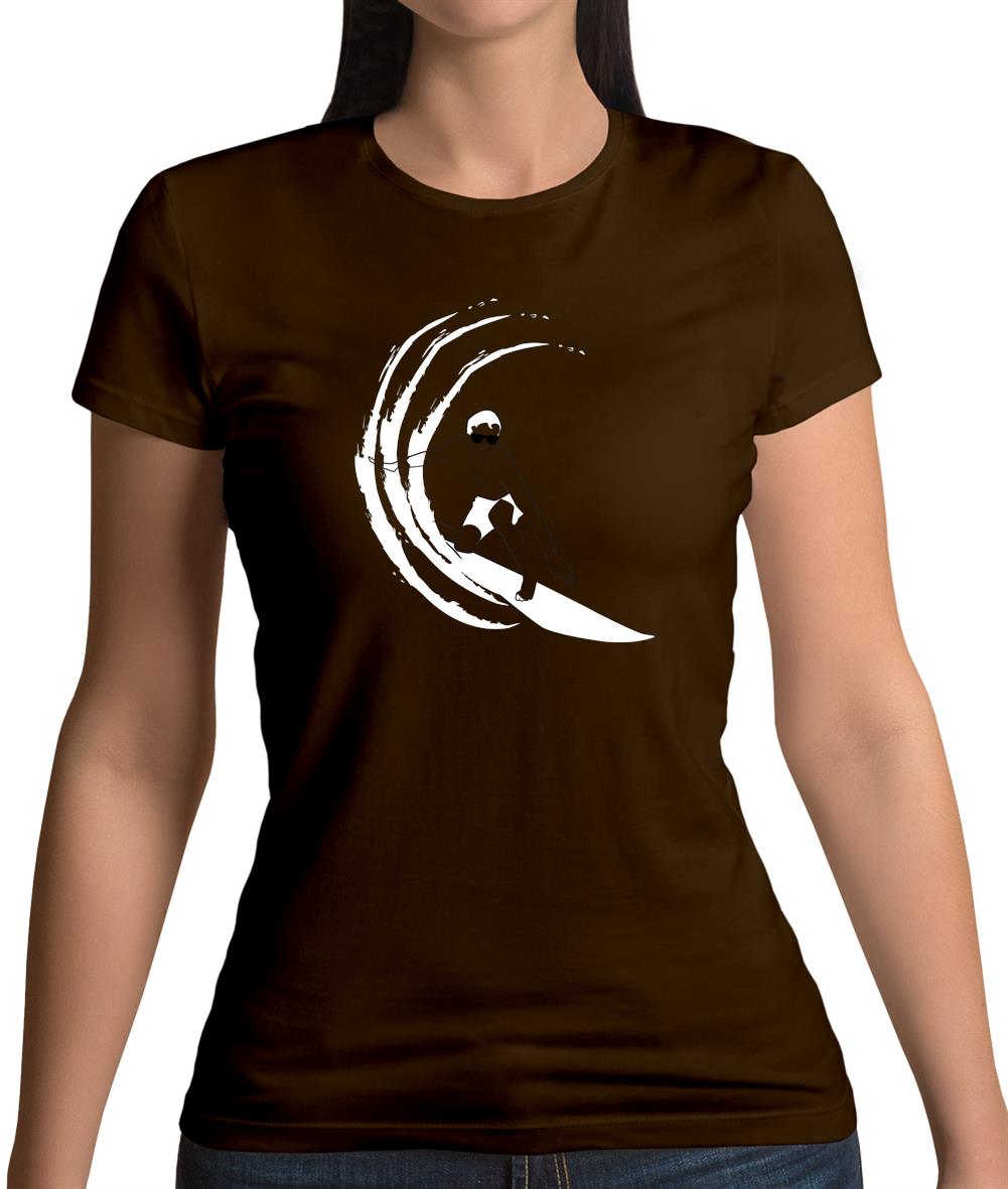 Surfer Swoosh Womens T-Shirt Surfer Swoosh Womens T-Shirt