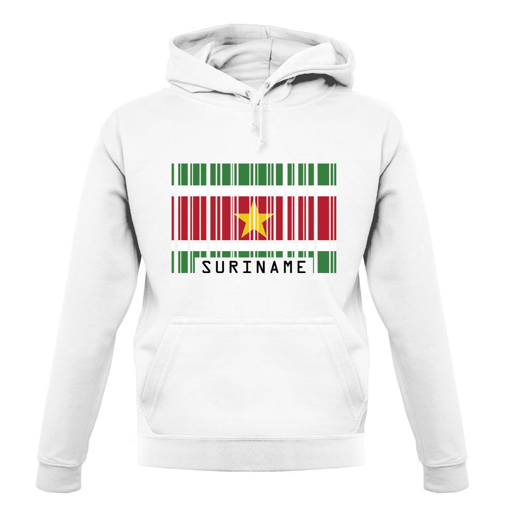Suriname Barcode Style Flag unisex hoodie Suriname Barcode Style Flag unisex hoodie
