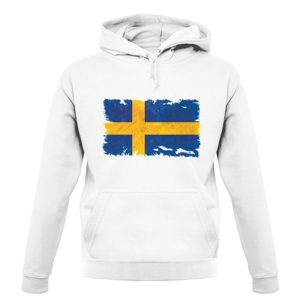 Sweden Grunge Style Flag unisex hoodie Sweden Grunge Style Flag unisex hoodie