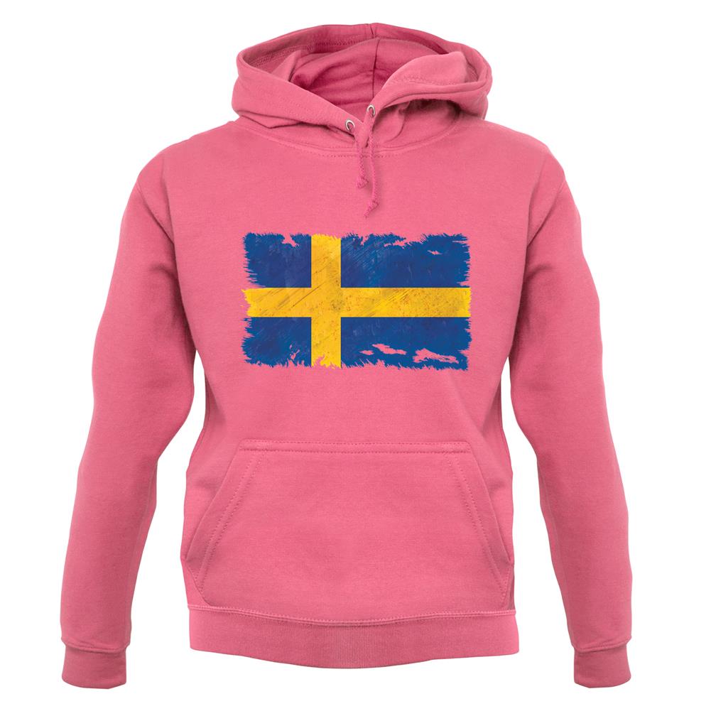Sweden Grunge Style Flag unisex hoodie Sweden Grunge Style Flag unisex hoodie