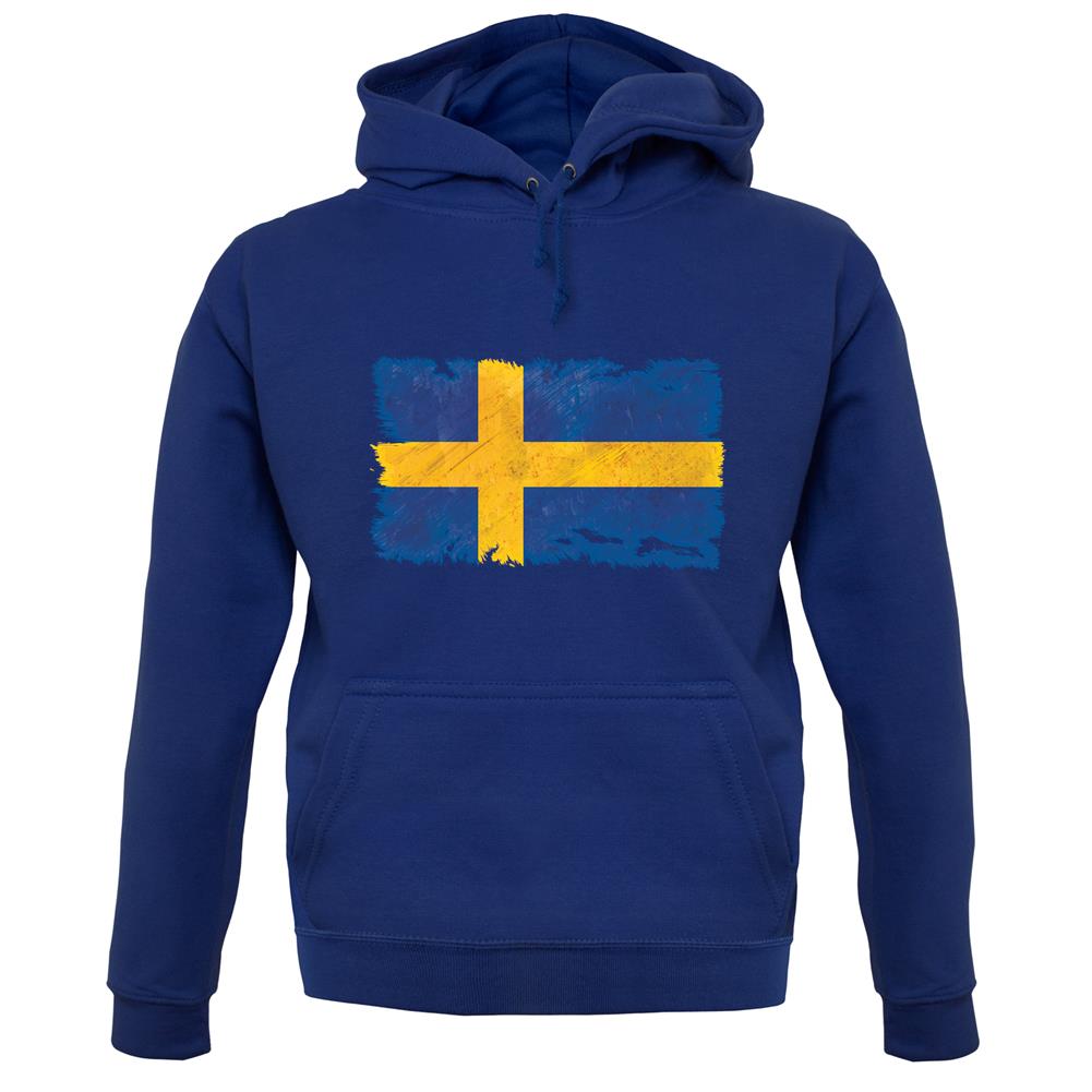 Sweden Grunge Style Flag unisex hoodie Sweden Grunge Style Flag unisex hoodie