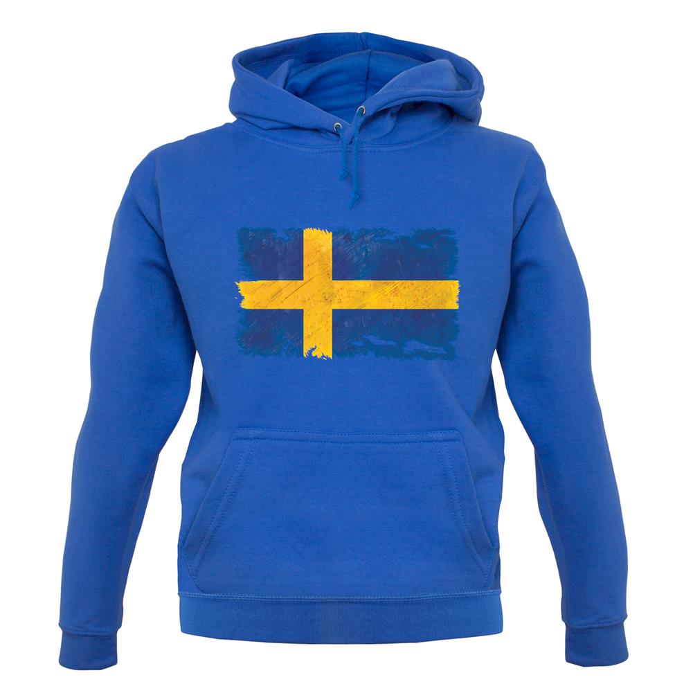 Sweden Grunge Style Flag unisex hoodie Sweden Grunge Style Flag unisex hoodie
