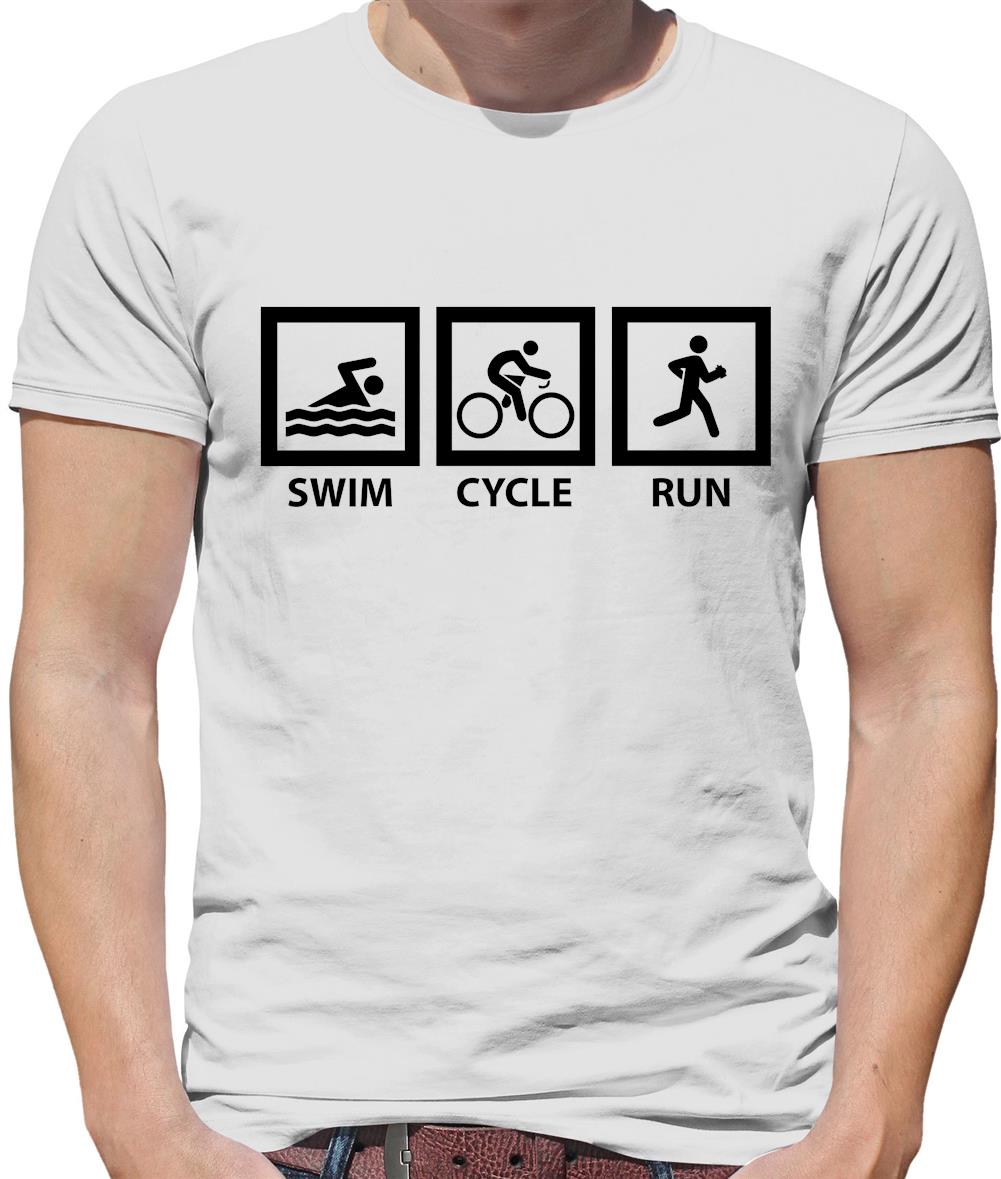 Swim Cycle Run Mens T-Shirt Swim Cycle Run Mens T-Shirt