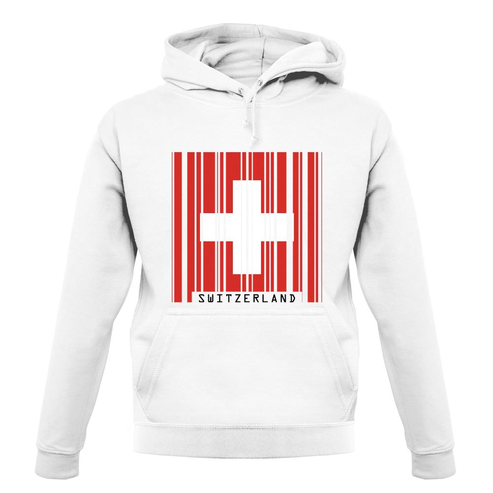 Switzerland Barcode Style Flag unisex hoodie Switzerland Barcode Style Flag unisex hoodie
