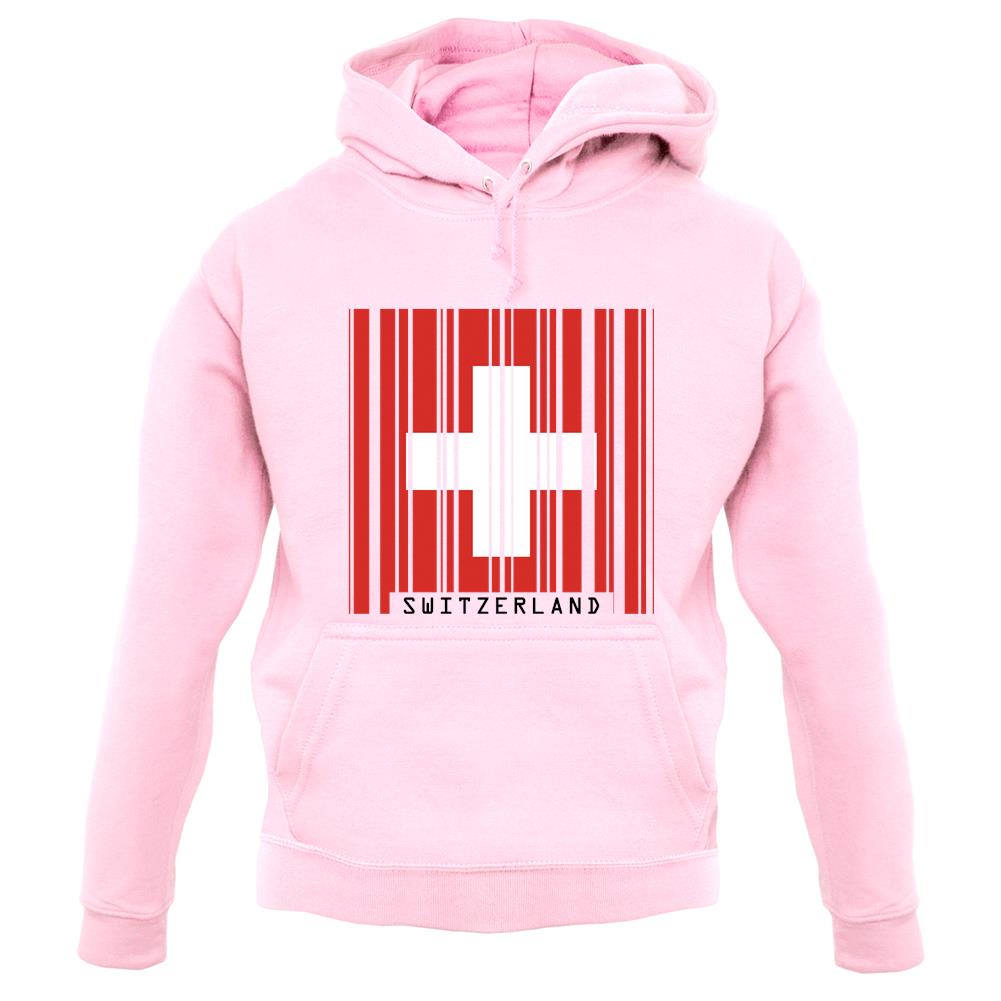 Switzerland Barcode Style Flag unisex hoodie Switzerland Barcode Style Flag unisex hoodie