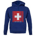 Switzerland Barcode Style Flag unisex hoodie Switzerland Barcode Style Flag unisex hoodie