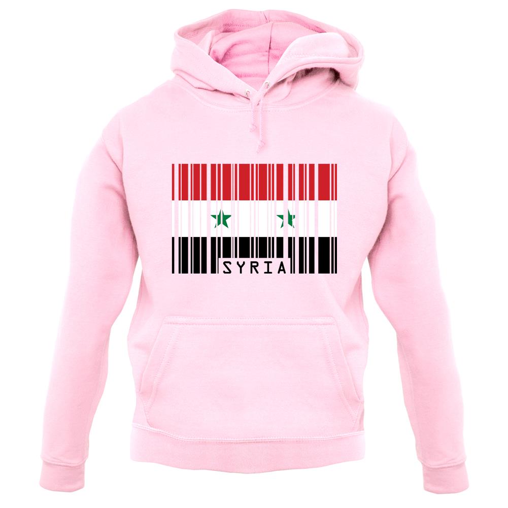 Syria Barcode Style Flag unisex hoodie Syria Barcode Style Flag unisex hoodie