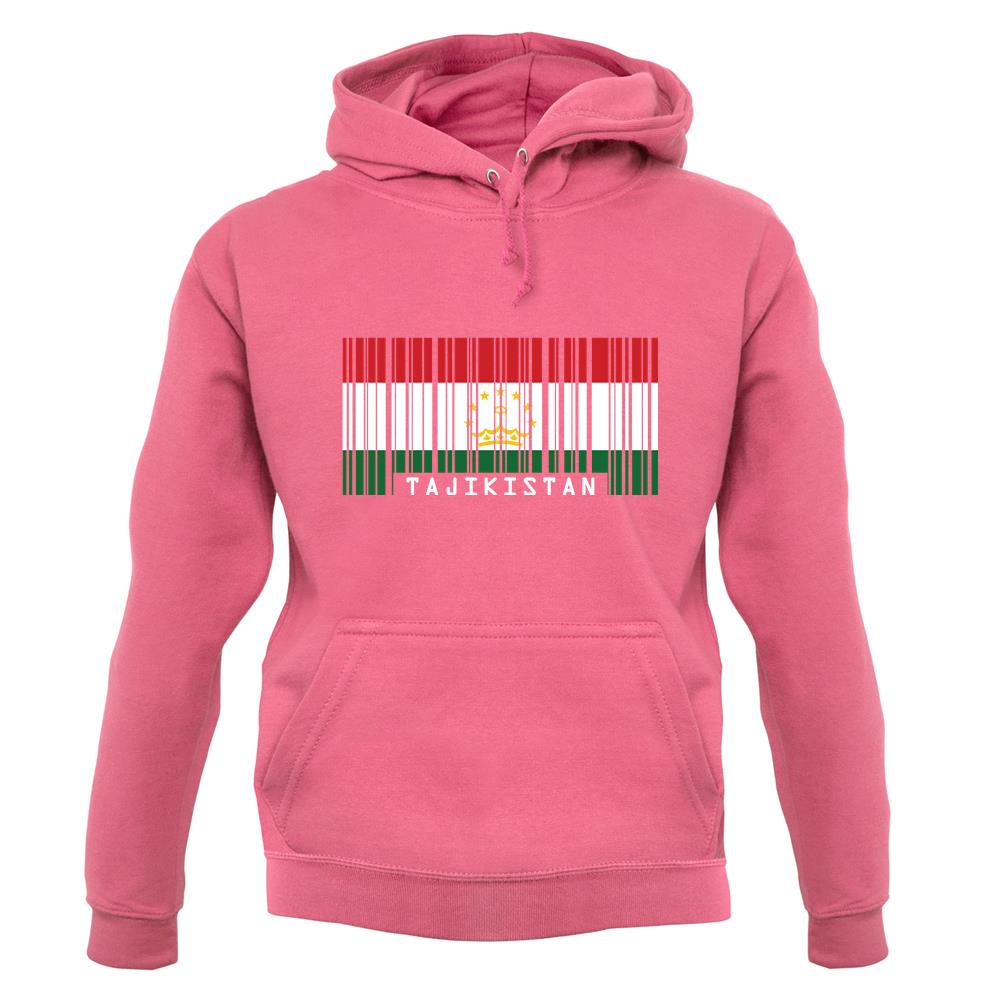 Tajikistan Barcode Style Flag unisex hoodie Tajikistan Barcode Style Flag unisex hoodie