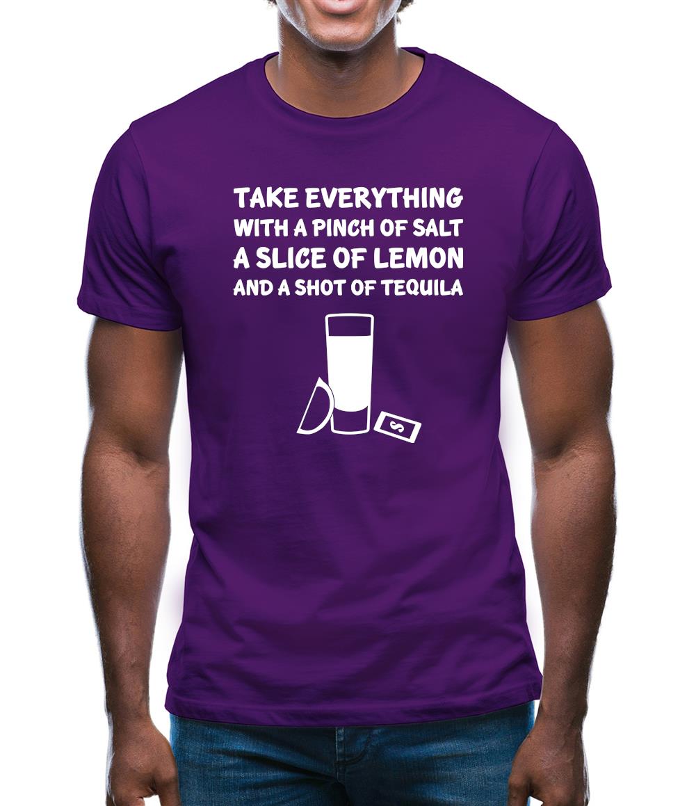 Take With A Pinch Of Salt Mens T-Shirt Take With A Pinch Of Salt Mens T-Shirt