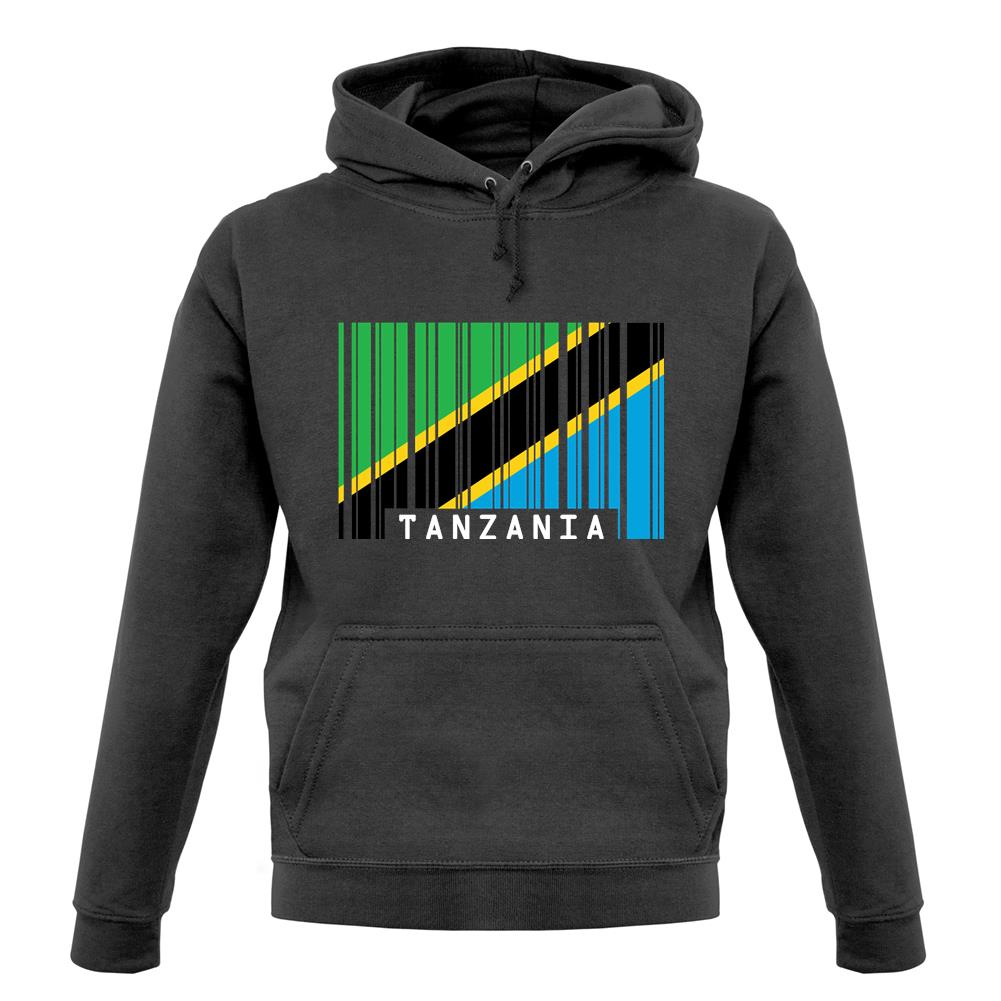 Tanzania Barcode Style Flag unisex hoodie Tanzania Barcode Style Flag unisex hoodie