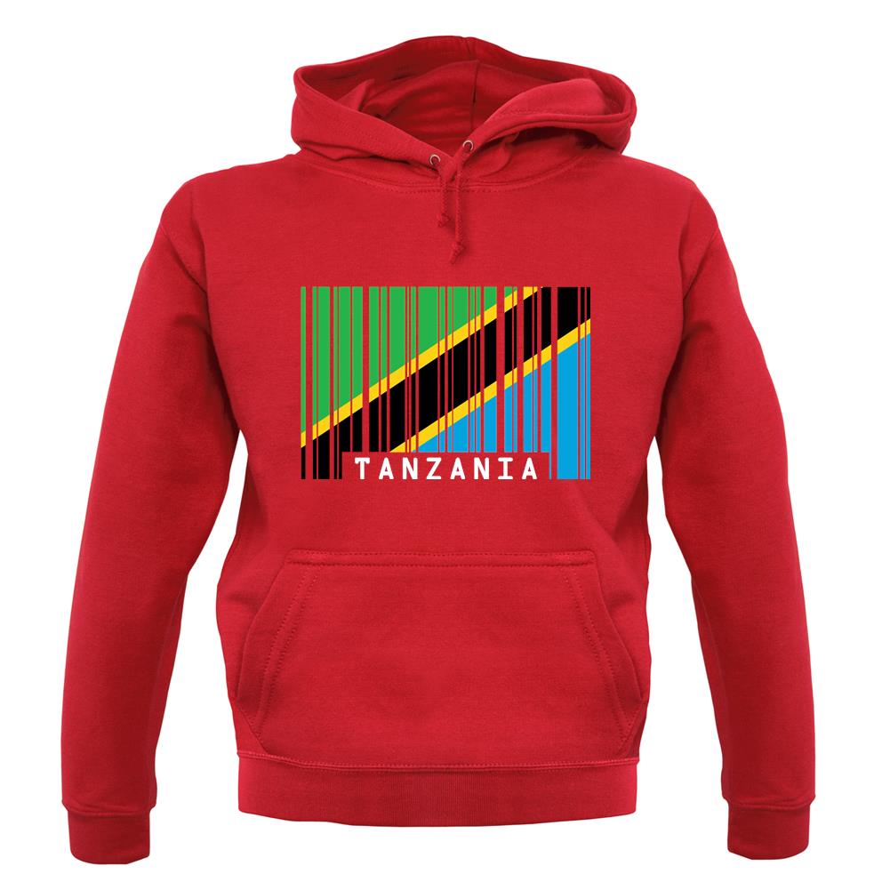 Tanzania Barcode Style Flag unisex hoodie Tanzania Barcode Style Flag unisex hoodie
