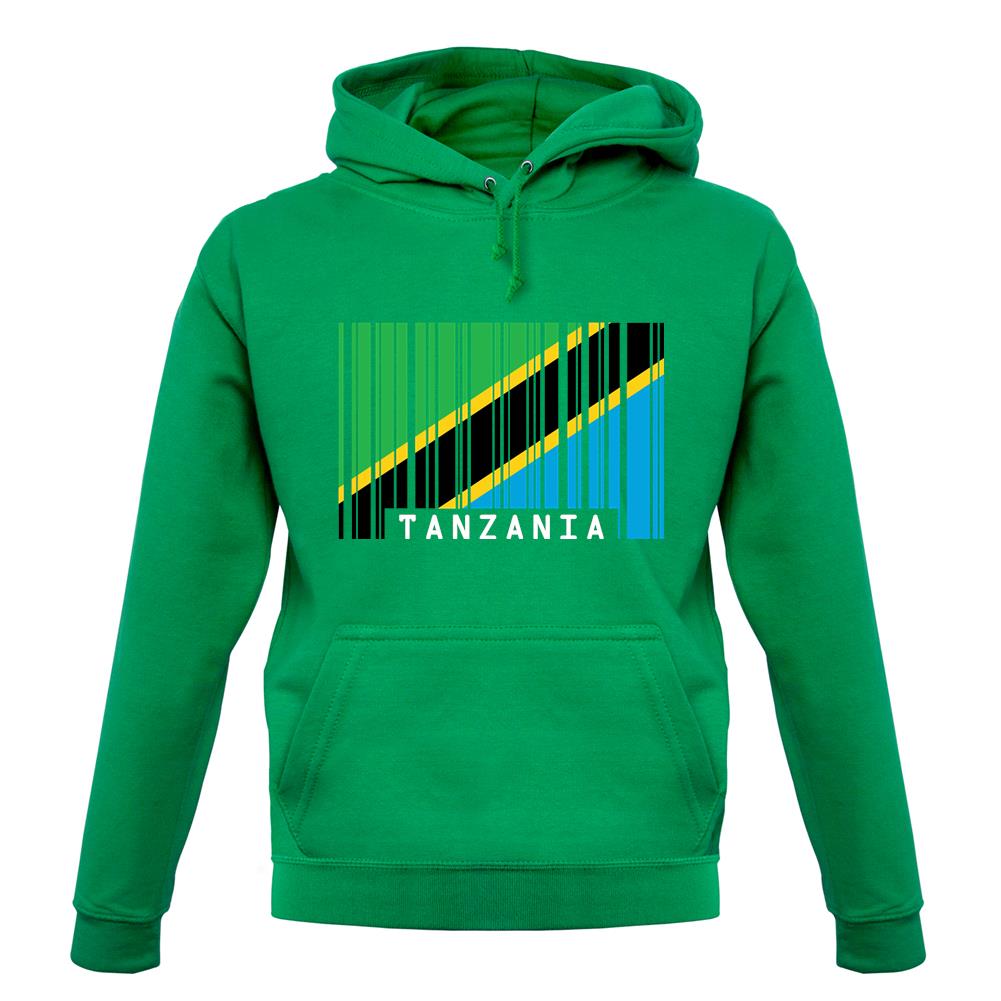 Tanzania Barcode Style Flag unisex hoodie Tanzania Barcode Style Flag unisex hoodie