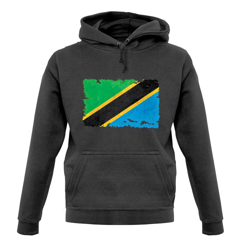 Tanzania Grunge Style Flag unisex hoodie Tanzania Grunge Style Flag unisex hoodie