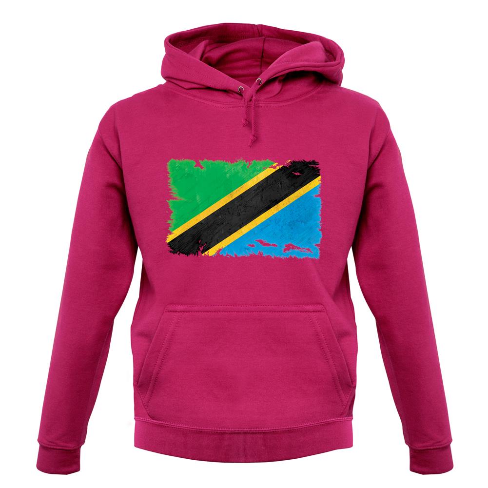 Tanzania Grunge Style Flag unisex hoodie Tanzania Grunge Style Flag unisex hoodie