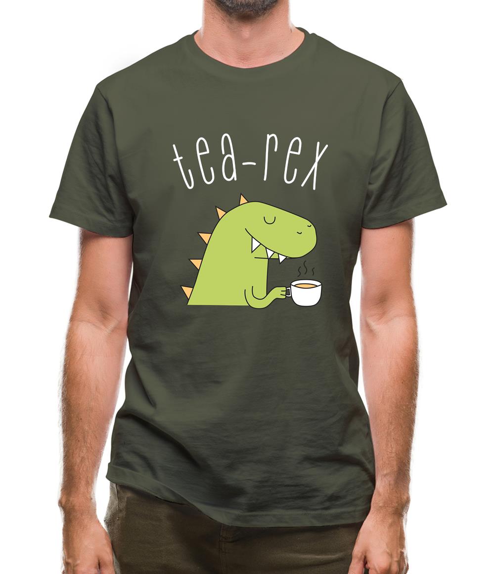 Tea-Rex Mens T-Shirt Tea-Rex Mens T-Shirt
