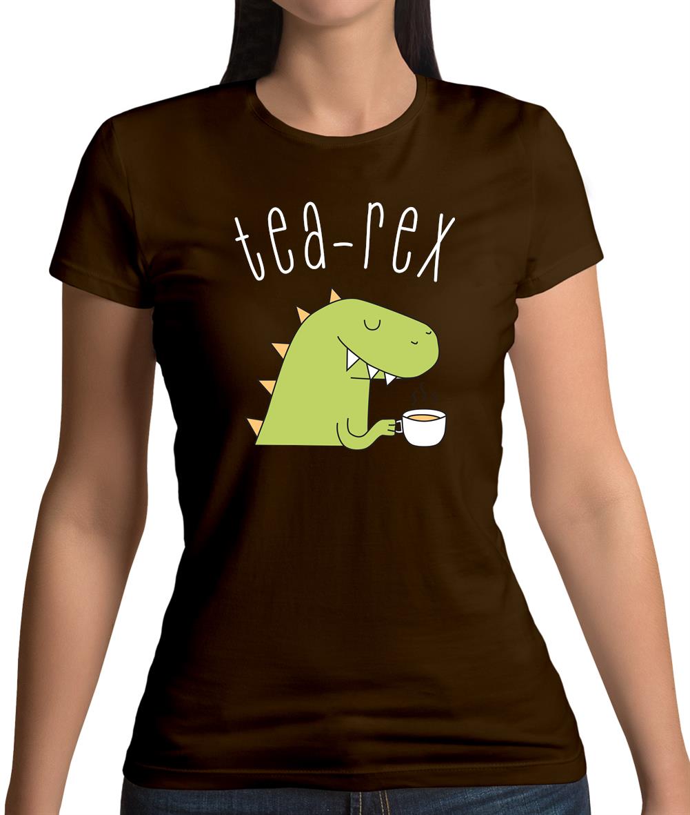 Tea-Rex Womens T-Shirt Tea-Rex Womens T-Shirt