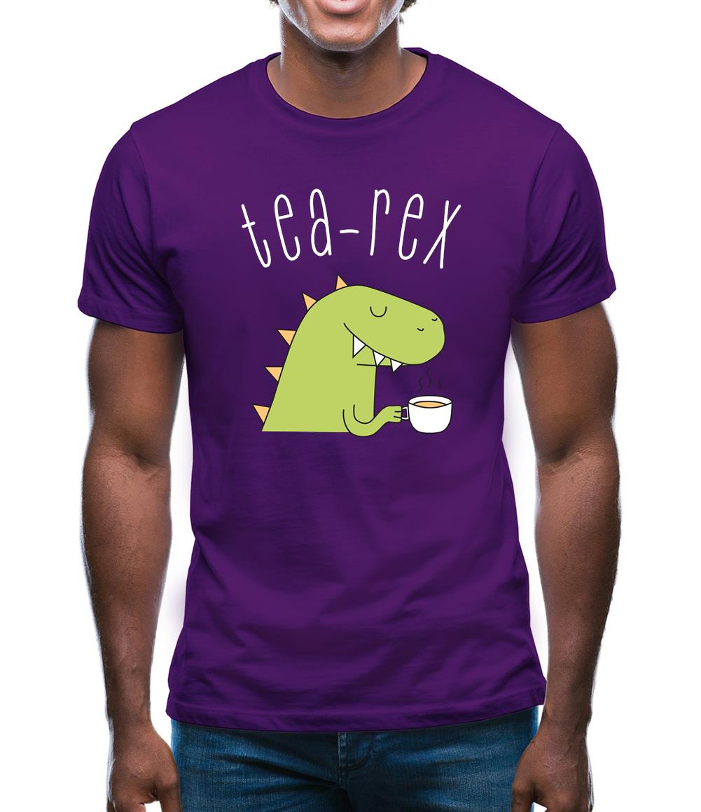 Tea-Rex Mens T-Shirt Tea-Rex Mens T-Shirt