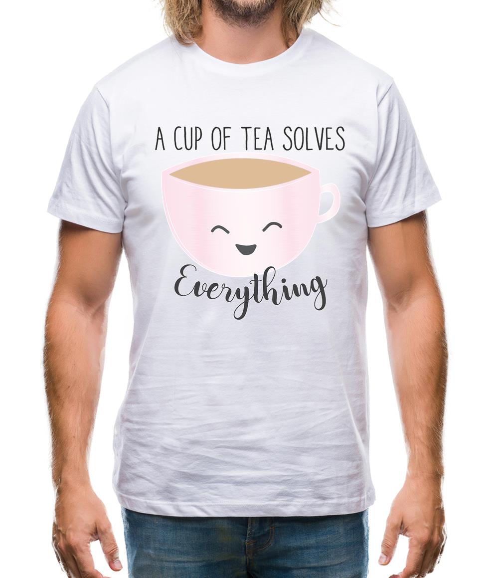Tea Solves Everything Mens T-Shirt Tea Solves Everything Mens T-Shirt