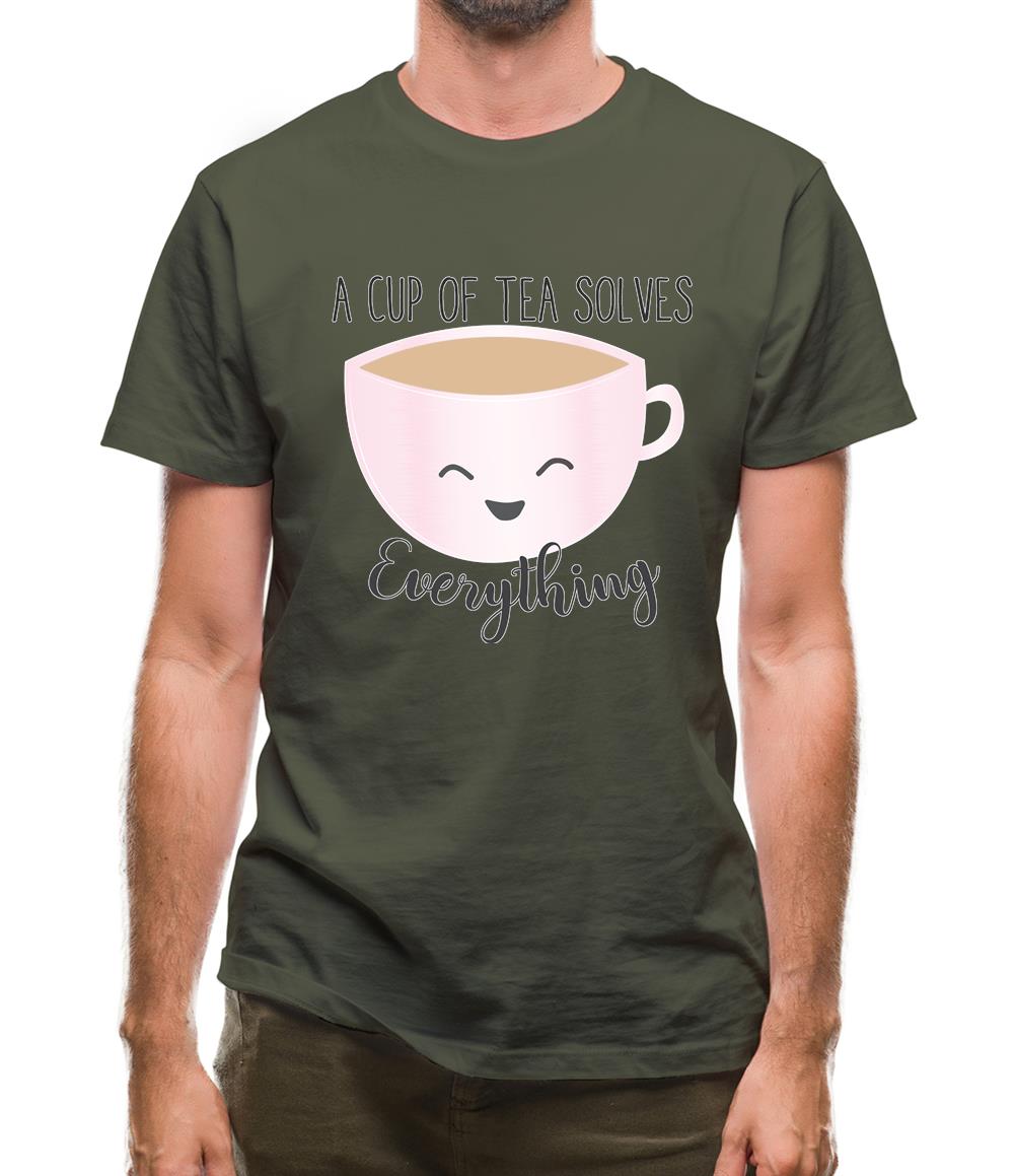 Tea Solves Everything Mens T-Shirt Tea Solves Everything Mens T-Shirt