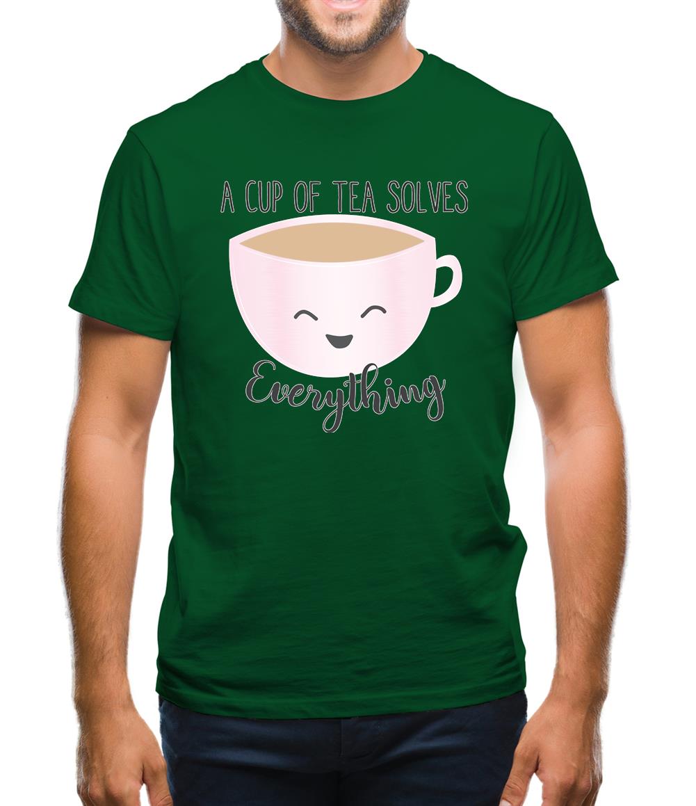 Tea Solves Everything Mens T-Shirt Tea Solves Everything Mens T-Shirt