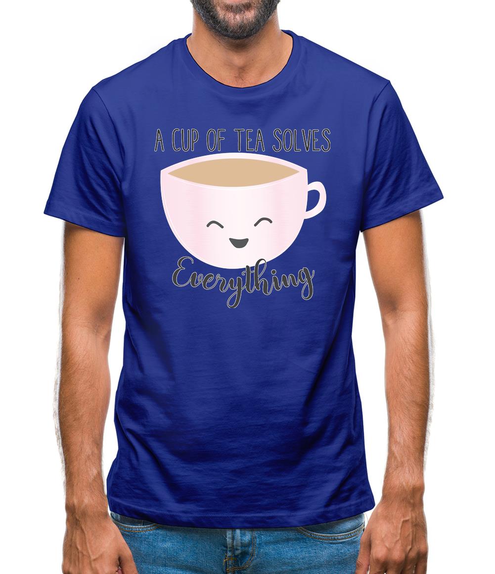 Tea Solves Everything Mens T-Shirt Tea Solves Everything Mens T-Shirt