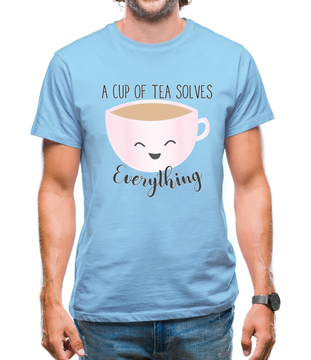 Tea Solves Everything Mens T-Shirt Tea Solves Everything Mens T-Shirt