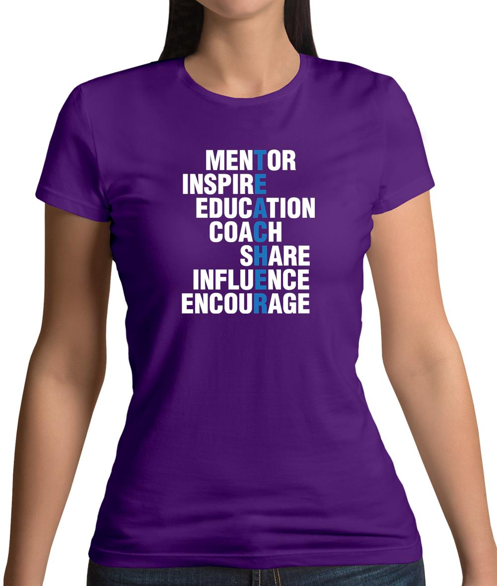 Teacher Quote Womens T-Shirt Teacher Quote Womens T-Shirt