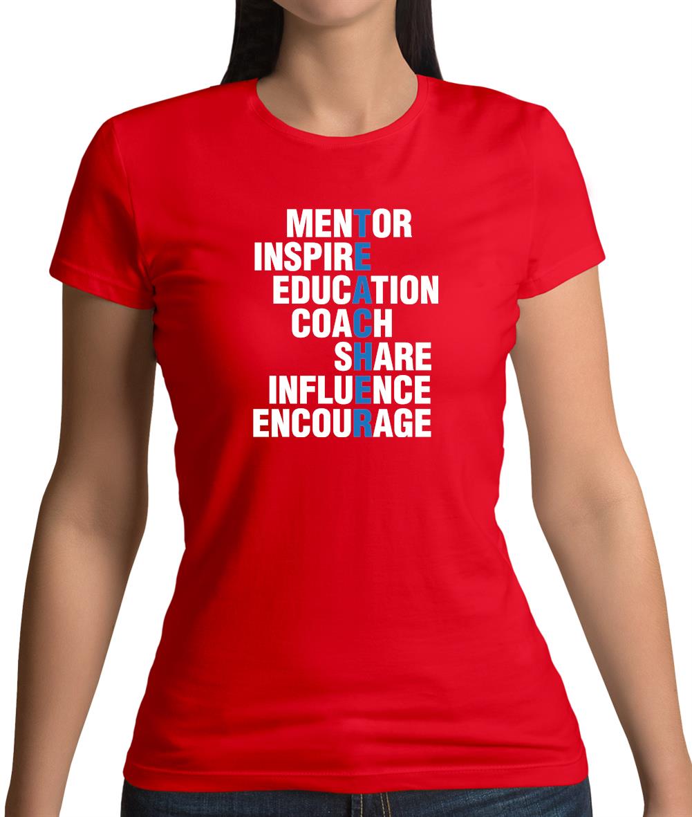 Teacher Quote Womens T-Shirt Teacher Quote Womens T-Shirt
