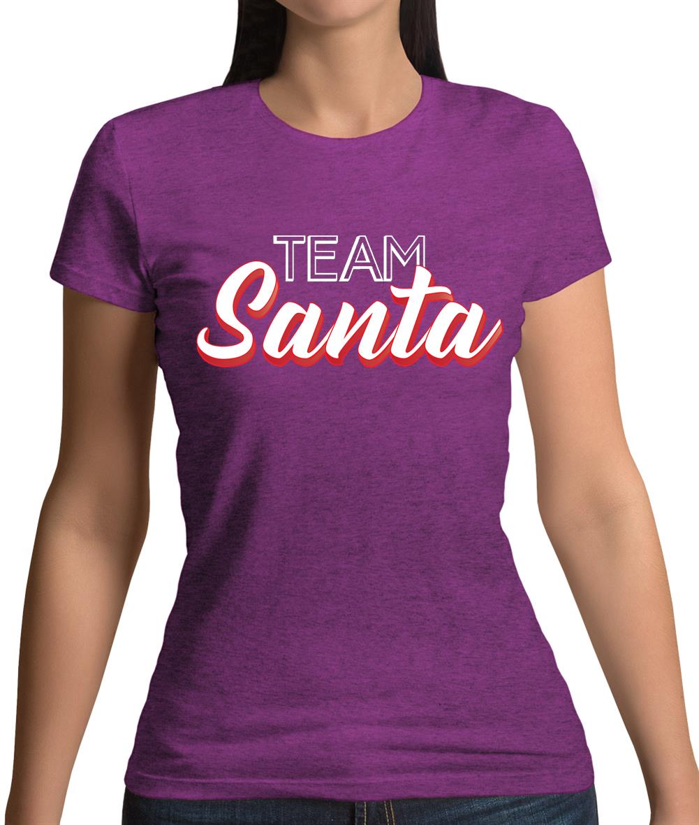 Team Santa Womens T-Shirt Team Santa Womens T-Shirt