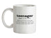 Teenager Definition Ceramic Mug