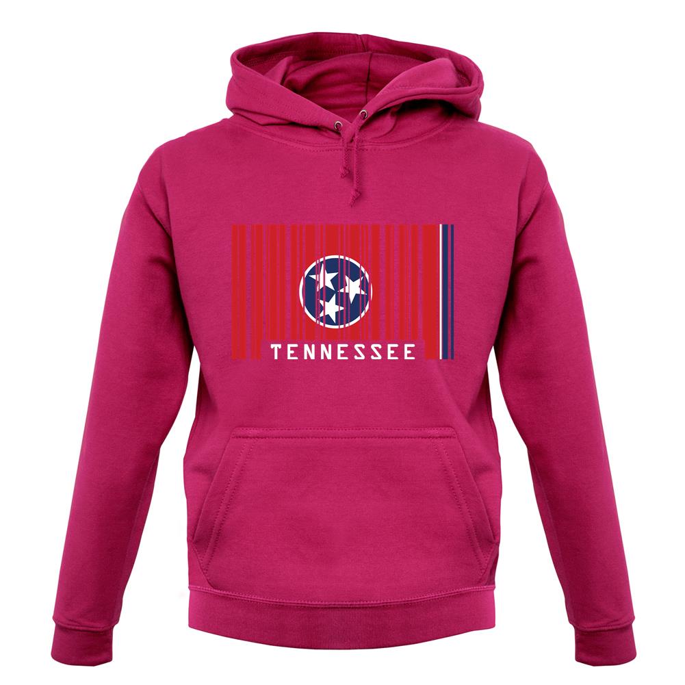 Tennessee Barcode Style Flag unisex hoodie Tennessee Barcode Style Flag unisex hoodie