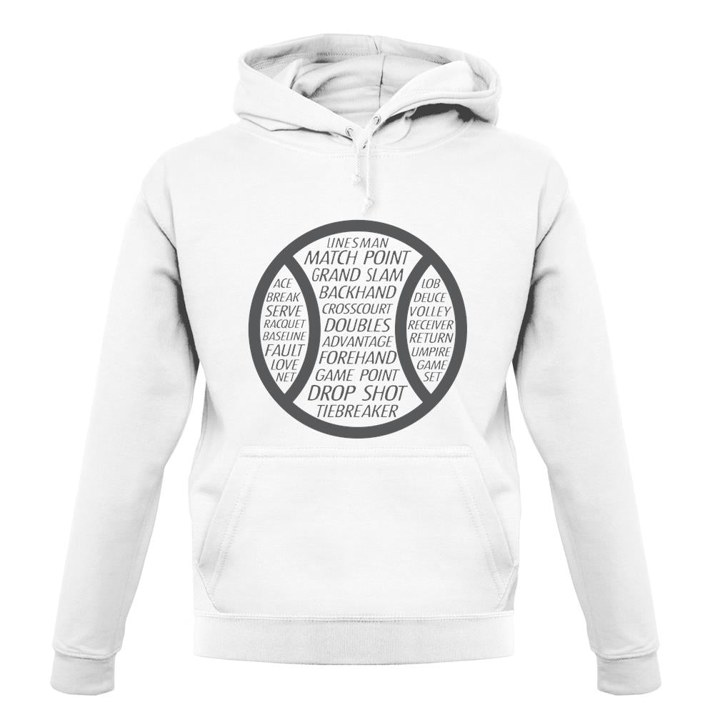 Tennis Word Ball unisex hoodie Tennis Word Ball unisex hoodie